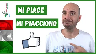 MI PIACE e MI PIACCIONO | Il verbo PIACERE in italiano | Impara l'italiano con Francesco