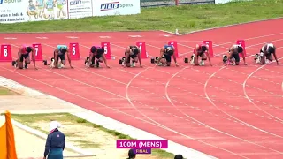 Open national athletics championships 2023(100m men’s final)