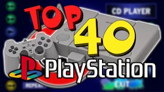 TOP 40: PLAYSTATION - ¡Lo MEJOR de la consola que lo cambió TODO! - [1.er RECOPILATORIO de PSX].