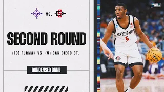 San Diego State vs. Furman - Second Round NCAA tournament extended highlights