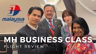 Excellent MALAYSIAN HOSPITALITY! | Malaysia Airlines A350 Business Class Flight Review