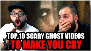 Top 10 SCARY Ghost Videos To MAKE You CRY BRO! | NUKES TOP 5 REACTION!!