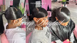 Very Detailed Swoop Ponytail Tutorial | SlayMas Day 6💕