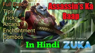 Zuka full guide, Best Build, Arcana, enchantment, Tips, Tricks, combos, In Hindi, Clash of Titans