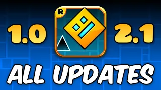 All Geometry Dash's Updates in 1 Level