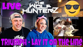 Triumph - Lay It On The Line US Festival 1983 LIVE HD HIFI May 29, 1983 | THE WOLF HUNTERZ Reactions