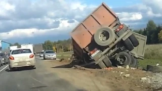 Truck Crash Compilation September 2015