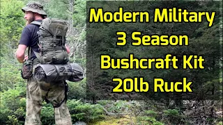 Modern Military 20lb Bushcraft Kit jääkäri m, jerven fjelduken