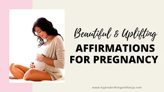 PREGNANCY AFFIRMATIONS MEDITATION (BEAUTIFUL & UPLIFTING)- POSITIVE AFFIRMATIONS FOR PREGNANCY