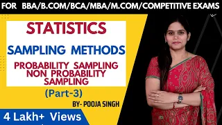 Sampling Methods | Method Of Sampling | Sampling Technique | Probability & Non Probability Sampling