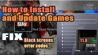 How to Install, update and fix games | PS4 Jailbreak 11.0 and below