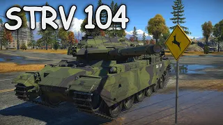 БЫСТРЫЙ ОБЗОР STRV 104 | War Thunder "Огненный дождь"