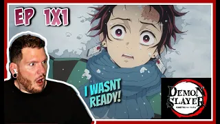 First Time Watching Demon Slayer 1x1 Reaction - Cruelty Episode 1 Kimetsu no Yaiba鬼滅の刃