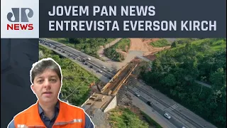 Prefeito de Carlos Barbosa, RS, fala sobre interdição de rodovia causada por deslizamento de terra