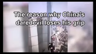 Chinese Man fall from the tallest building mistakenly