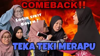 TEKA TEKI MERAPU SAMPAI NAIK DARAH !!!!