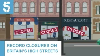 Britain's high street crisis as 12 hundred shops shut down in six months | 5 News