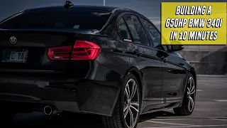 BUILDING A 650HP BMW 340I IN 10 MINUTES | SLEEPER B58