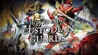 Warhammer 40,000: How to Paint Adeptus Custodes