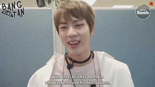 [ENG] 170505 [BANGTAN BOMB] Jin's chatter time @ M countdown comeback stage of 'Spring Day'