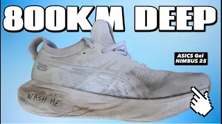 ASICS GEL NIMBUS 25 - 800KM / 500Mile Value & Durability Breakdown 💰