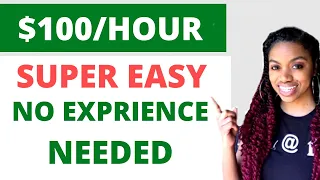HURRY! Get Paid $100/HOUR + Easy Smartphone Side Hustle I WORK FROM HOME 2020
