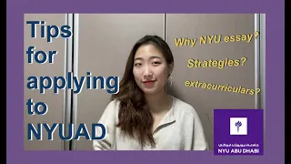 How to get accepted in NYUAD, How to write the Why NYU essay, Application Tips!!