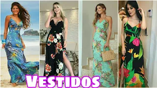 Vestidos Estampados,Floral e Tropical /Dicas de look para o Verão 2020