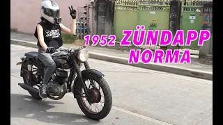 Zündapp Norma : Vintage Motorcycle : Kuya Kim's 1952 Classic