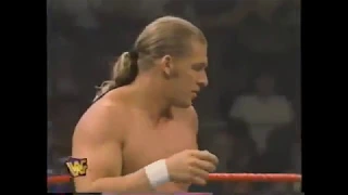 Triple H vs Brickhouse Brown WWF Superstars 1995