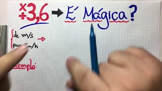 ⏱ CONVERTENDO METROS POR SEGUNDO EM QUILÔMETROS POR HORA 👉 Por Que 3,6? feat. Física TOTAL