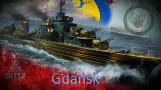 World of Warships Blitz Gdańsk - prezentacja okrętu