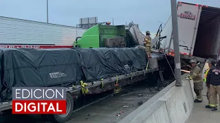 Al menos cinco muertos tras el choque de decenas de vehículos en Texas