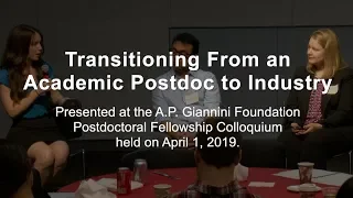 Transitioning From an Academic Postdoc to Industry