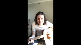 James Bay covering "Jolene" on Instagram Live.