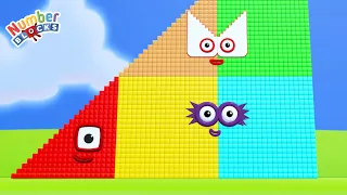 Numberblocks PUZZLE Step Squad 1844 The Amazing Numberblocks HUGE Standing Tall Numbers Pattern