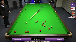 Thailand D vs India B - Women's Snooker World Cup (June 2019)