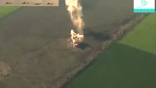 Ukrainian-Russian War Ukrainian 59th Brigade attacks Russian artillery positions with counter-fire.