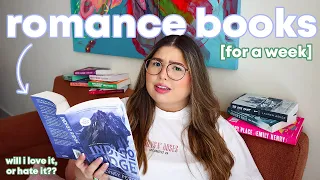 reading romance books for a week... 💖✨🎀 a reading vlog!