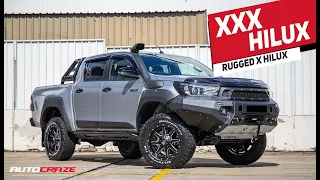 XXX Hilux // Modified Rugged X Toyota Hilux (2019) Wheels Tyres Accessories & More