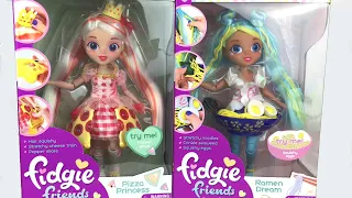 Fidgie Friends Fidget Dolls: Pizza Princess & Ramen Dream ✨ Unboxing & Review #fidgettoys