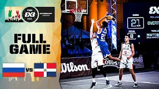 Russia v Dominican Republic | Men's - Full Game | FIBA 3x3 U18 World Cup 2021