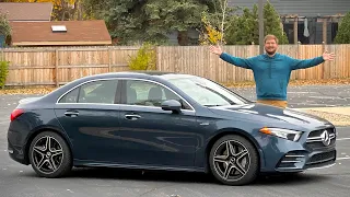 The Baby AMG! 2021 Mercedes A35 AMG Full Driving Review & HWY MPG Test