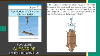 3-13 Statics Hibbeler 14th Edition (Chapter 3) | Engineers Academy