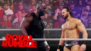 November 26, 2021 WWE - Omos Jordan omogbehin vs Drew McIntyre : Royal Rumble 2021