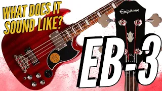 Epiphone EB-3 - What Does it Sound Like?