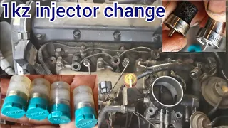 how 1kz engine injector change