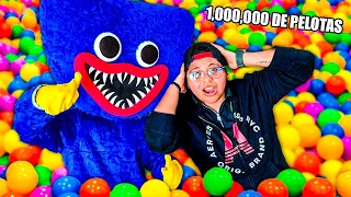 24 HORAS EN UNA HABITACIÓN LLENA DE PELOTAS DE COLORES con HUGGY WUGGY 😱 | Pathofail