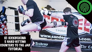 K1 Kickboxing 5 Hard Hitting Counters to the Jab Tutorial