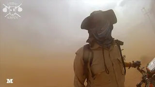 DUST STORM IN ARGENTINA ON A BICYCLE